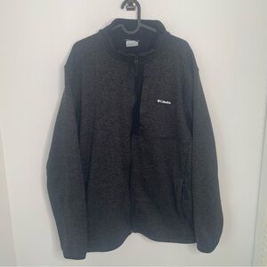 Columbia Men's Sweater Weather™ Full Zip Jacket Heather Black XL